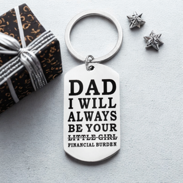 Father'day Stainless Steel Keychain